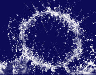 christmas background with snowflakes