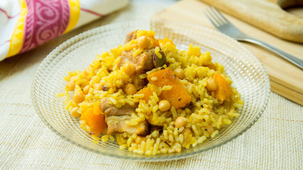 Spanish traditional rice dish paella