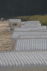 Strandkörbe am Ostseestrand