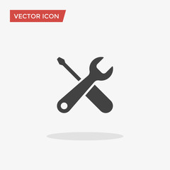 Tools Icon in trendy flat style isolated on grey background. Repair, Service symbol for your web site design, logo, app, UI. Vector illustration, EPS10.