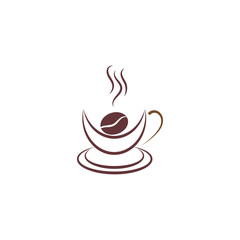 Coffee cup Logo Template vector icon
