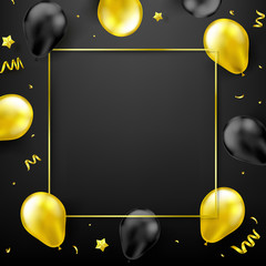 3D Groups of golden shiny and gross balloons 0001