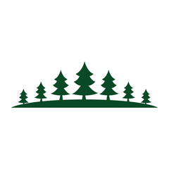 pine tree logo vector