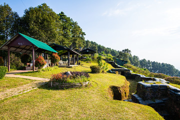 Border of Thailand and Myanmar at Doi Chang Mub base