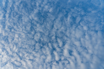 Fototapeta na wymiar White clouds over blue sky. Background sky with clouds.