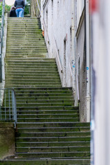 Treppenaufgang in Salzburg