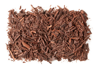 Chopped brown chocolate