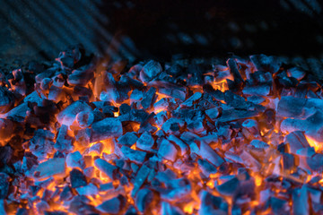 Hot coals