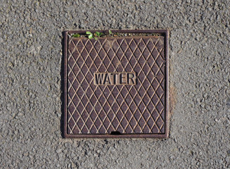water manhole detail