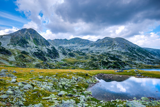 Beautiful landscape in Retezat Mountains