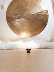 Golden Gong with Ganesha