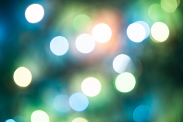 Obraz premium Defocus christmas lights background