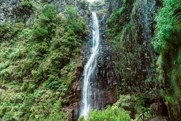 Fototapeta na wymiar Risco waterfall, Madeira