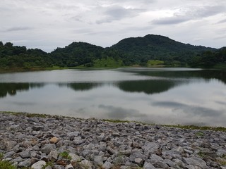 lake in the mountains