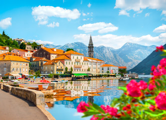 Perast at Bay in Kotor