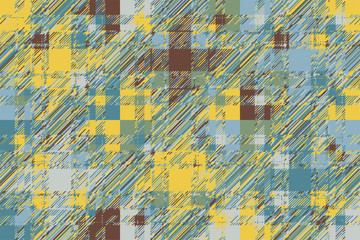 Modern glitch background. Color geometric abstract pattern vector.
