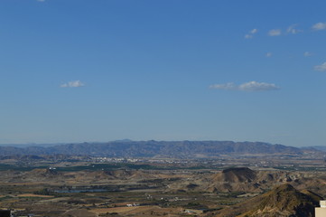 Vistas de la costa de Almería