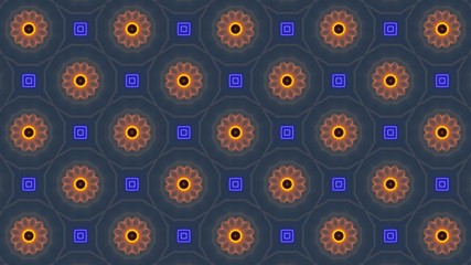 Fototapeta premium Geometric pattern with repetitive. Abstract circular shapes.