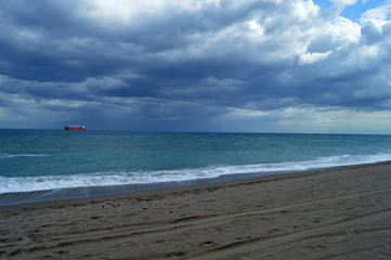 Barco en playa
