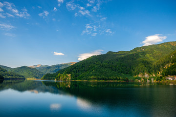 Fototapeta premium Landscape in Carpathian Mountains, Retezat Mountains, Romania