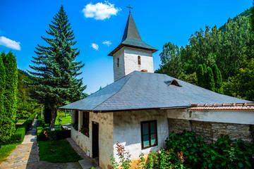 Church in the mountains, Ramet Monastery, Romania