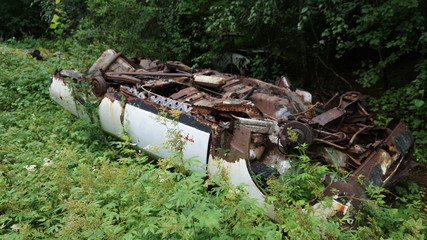 Schrottplatz in Schweden