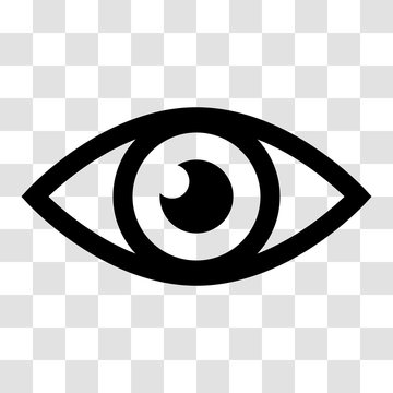 Eye icon on white background