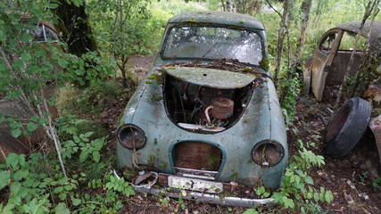 Schrottplatz in Schweden