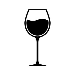 Glass of wine icon