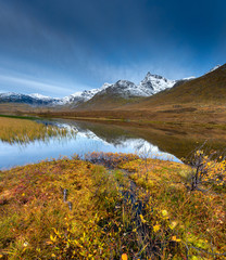 in the mountains of Northern Norway,Tromso