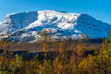 in the mountains of Northern Norway,Tromso,Oldervik