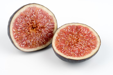 Cuted fig fruit