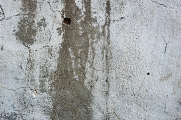Texture of a concrete wall with cracks and scratches which can be used as a background
