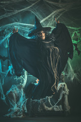 Witch Calls Evil Spirits