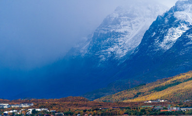 in the mountains of Norway,Tromso