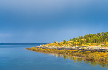 Coast of the Norwegian Sea. Tromso, Vikran