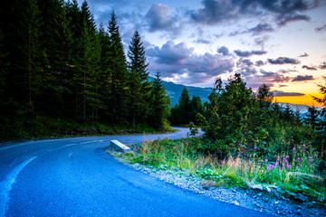 Landscape on the mountains
