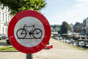 Schild Fahrräder Durchfahrt verboten