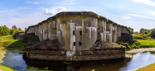 The Fifth Fort of Brest Fortress in Belarus. Was built in 1878. by Russian Adjutant General E.I....