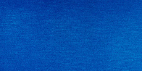 Blue fabric, Smooth cloth texture background, Empty space.