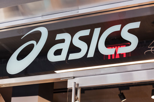 New York, New York, USA - October 1, 2019: An ASICS location in the meatpacking distrcit.