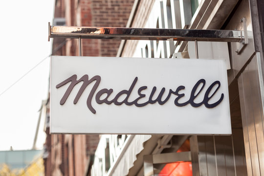 New York, New York, USA - October 1, 2019: A Madewell location in the meatpacking district.