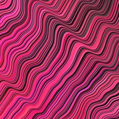 Dark Red vector background with curved lines.