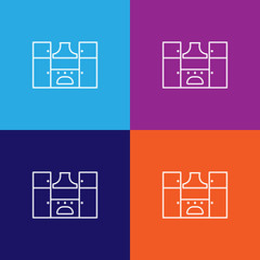 kitchen furniture icon. Element of furniture for mobile concept and web apps. Thin line icon for website design and development, app development