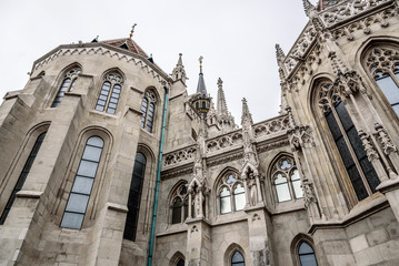 Church of St. Matthias in the city of Budapest.