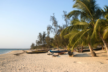 Barques de pêcheurs. Anakao, Madagascar