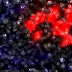 Dark Red vector template with circles.