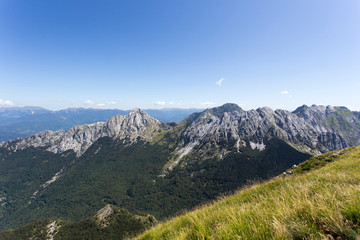 Alpi Apuane view from Monte Sagro