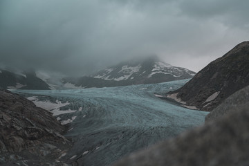 Rhone glacier at the furkapass