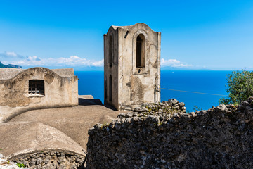 The old church in the italian town of Ravello, situated on the beautiful Amalfi Coast